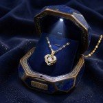 Çelik 14 ayar altın kaplama ışıltı kolye kampanya