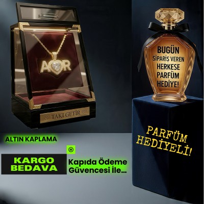 Sonsuz Aşk Kalpli Harfli Kolye